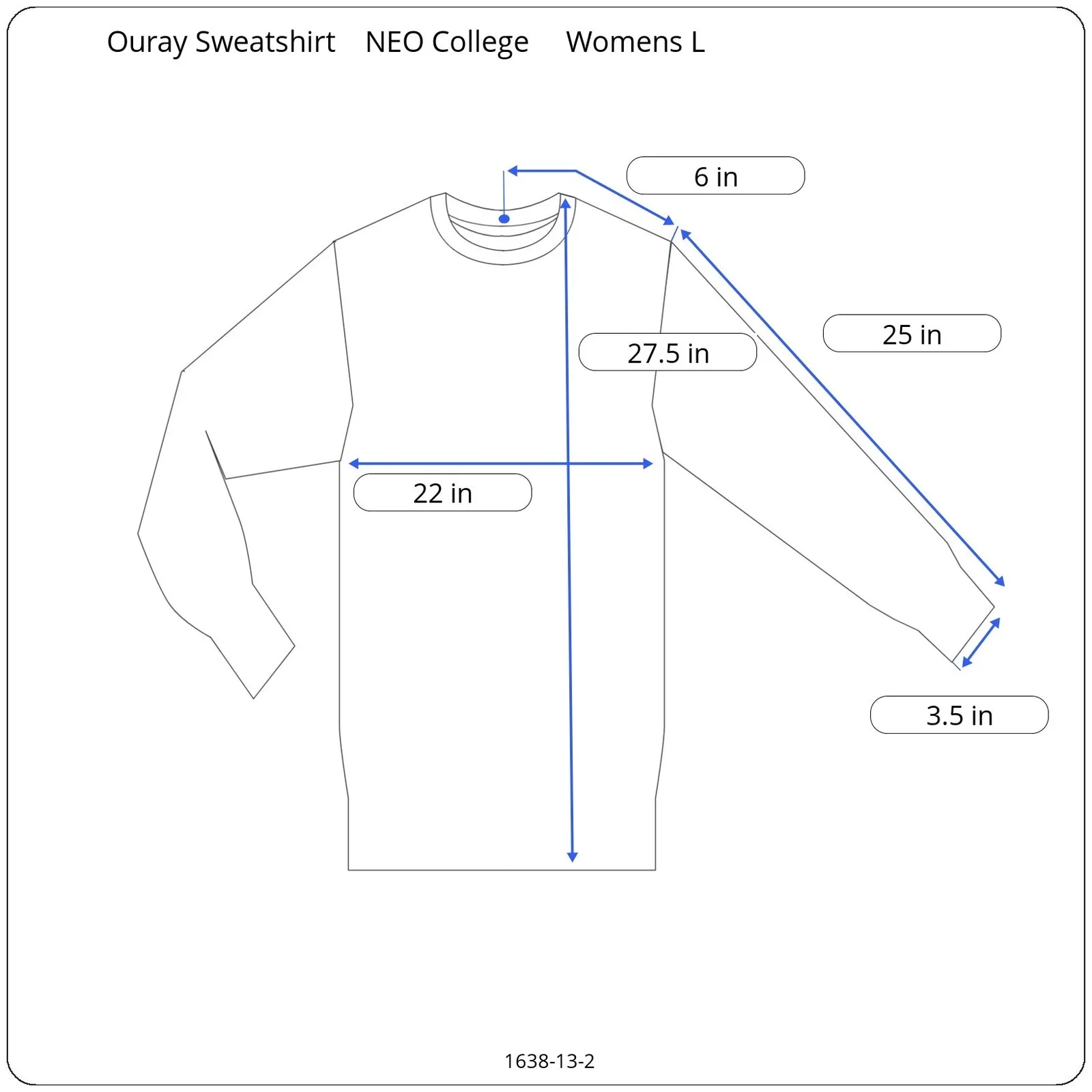 Northeastern Oklahoma A&M College NEO Sweatshirt Womens L Gray Pullover NCAA - Image 7