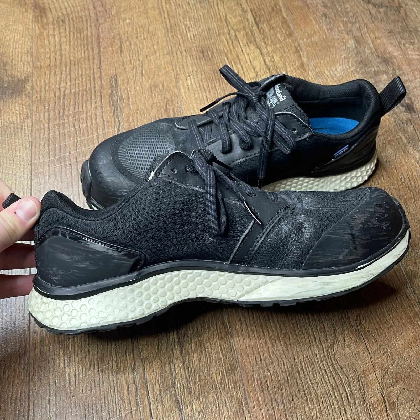 Timberland Pro Steal Toe Workwear Woman’s Black Utility Shoes Size 8.5 - Image 7