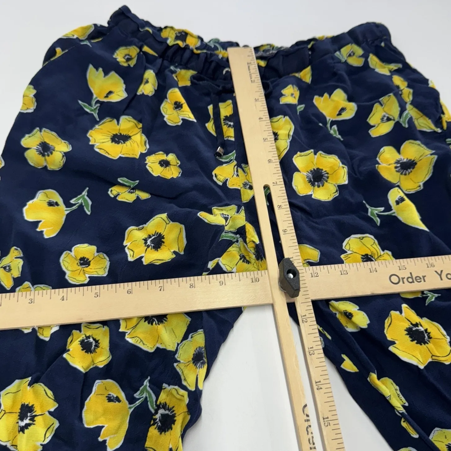 Zara‎ Pants Womens Small Floral Print Drawstring Waist Casual Lightweight - Image 7