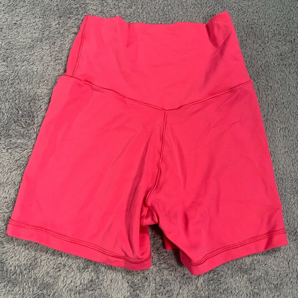 Aerie real me shortie hi-rise 3” inseam Pink Shorts - Image 6
