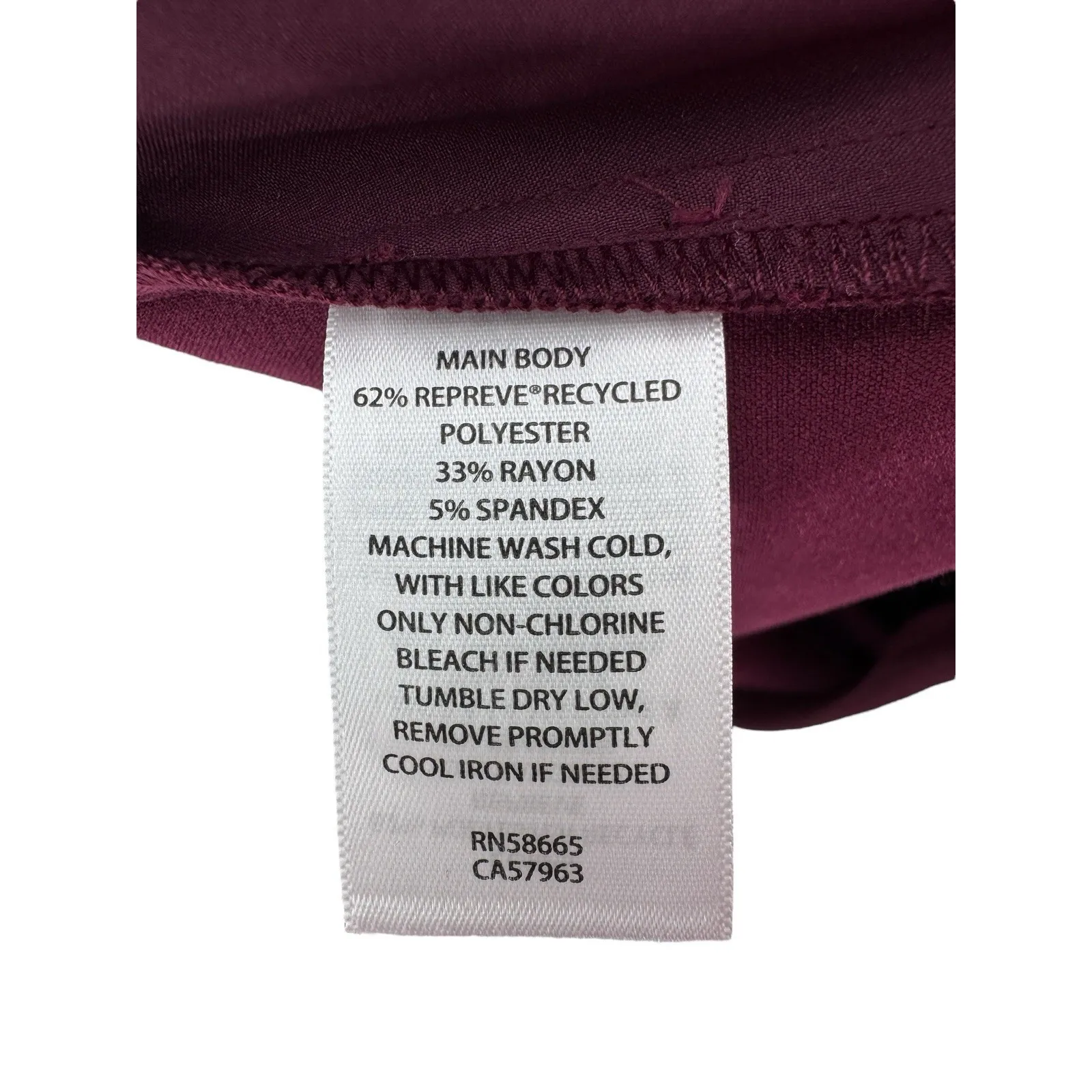 Open‎ Edit Plum Purple Tapered Pants Size Med NWT Career Stretch Workwear Modern - Image 5