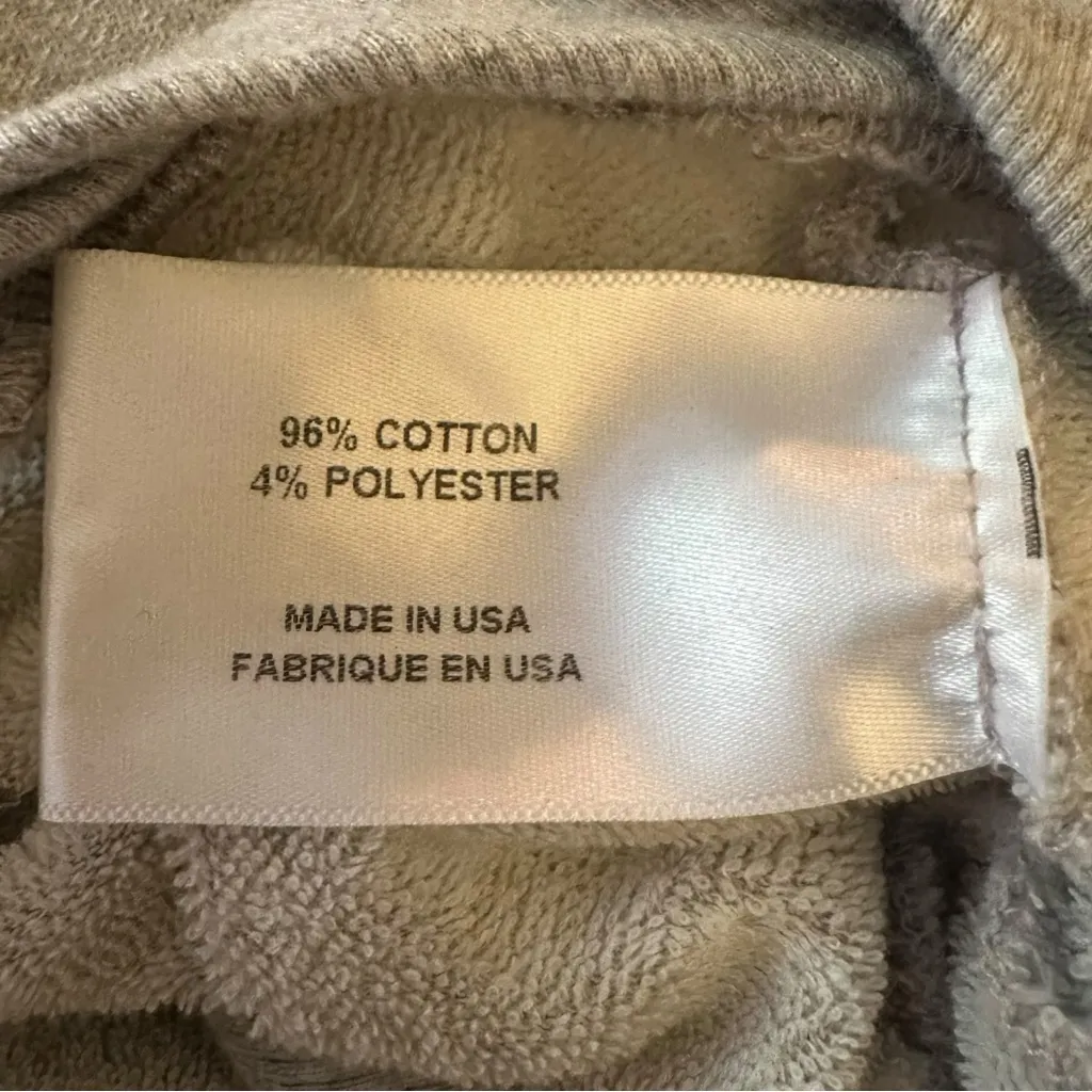 Pam & Gela Juicy Couture Distressed Tie Side V Neck Sweatshirt Oversized Small - Image 9