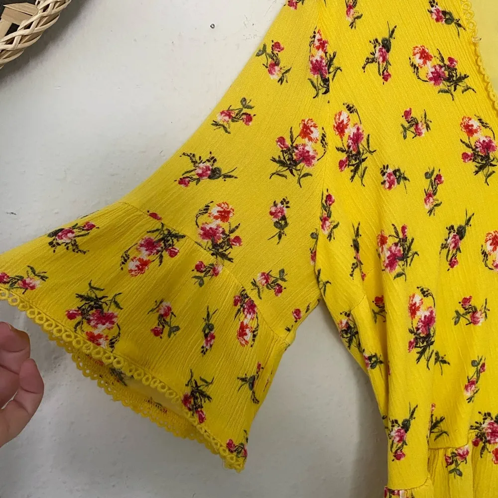 Anthropologie  Mango Tango Wrap Top - Image 5