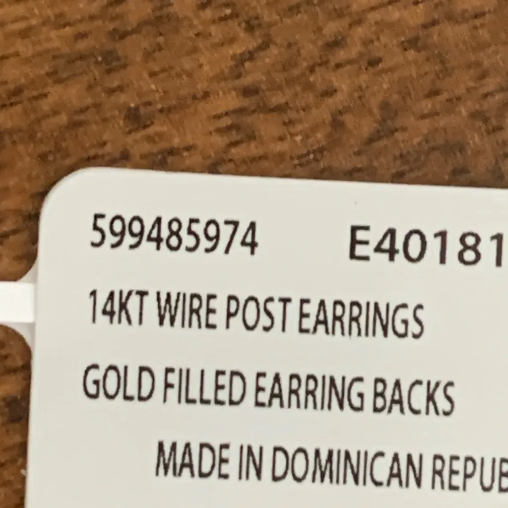 14kt Gold Flat Wire Hoop Style Earrings - Image 7