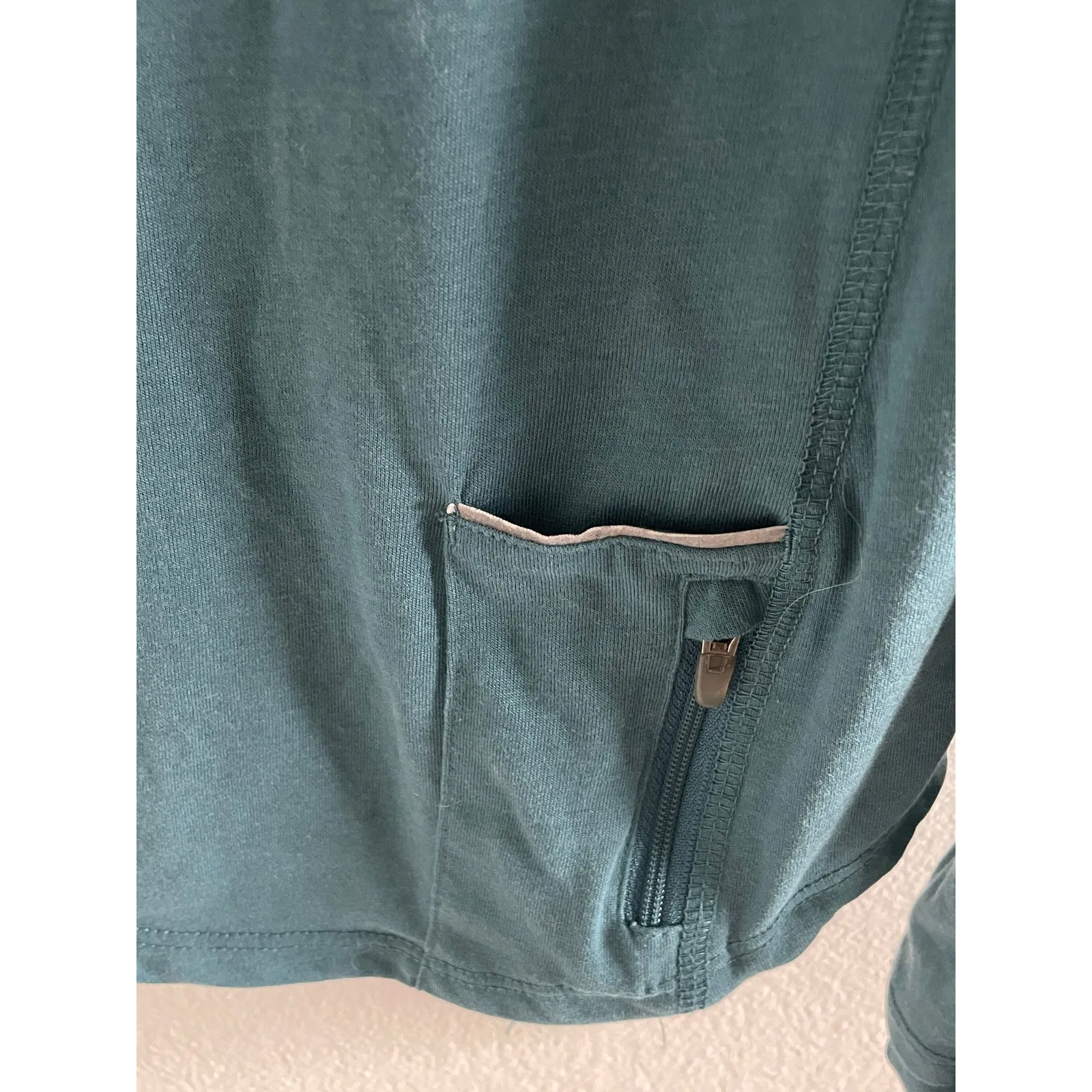 Nike Dri-FIT Teal Hooded Long Sleeve Athletic Top Women’s Small - Image 7