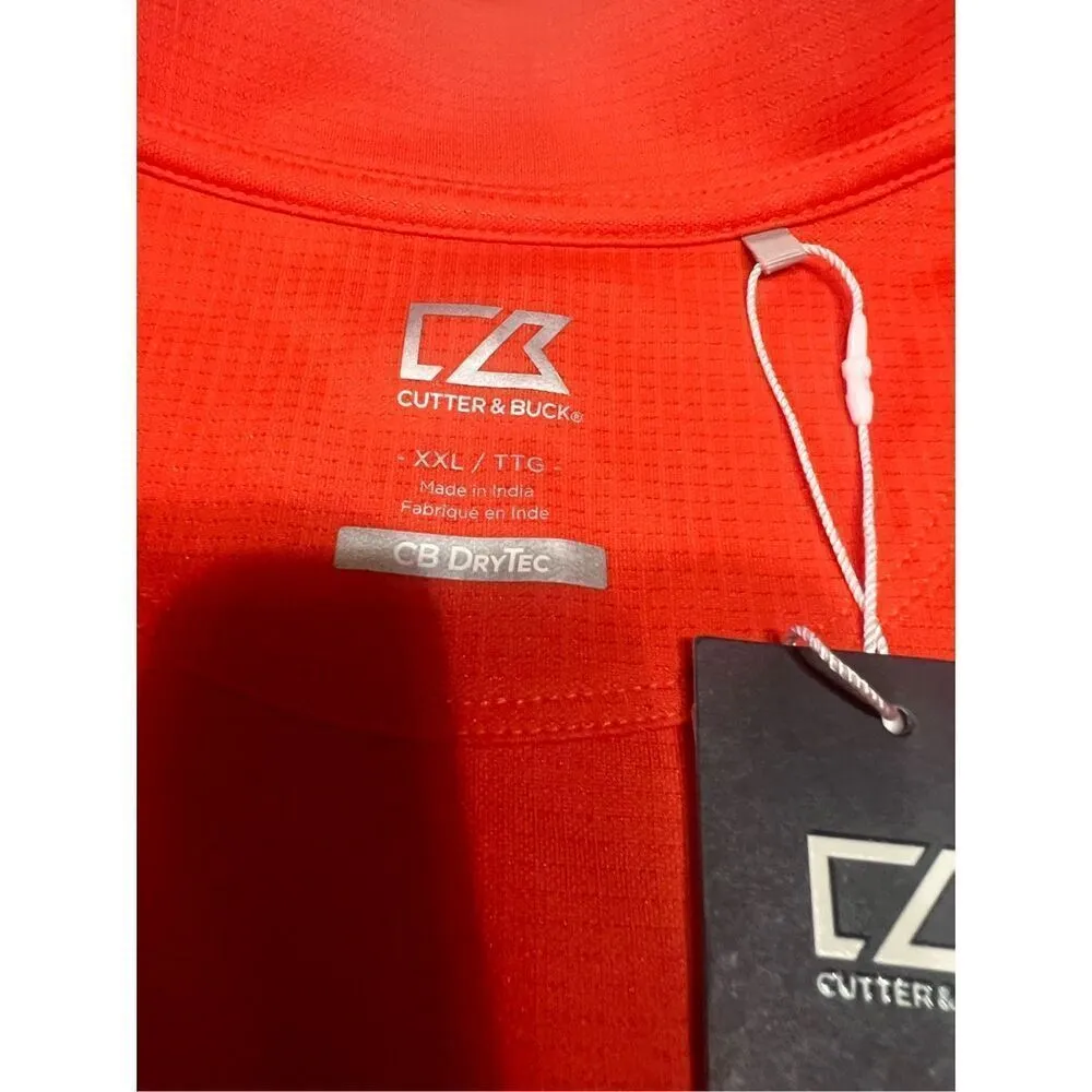 Cutter & Buck Womans  Hersey Reeses  Polo Shirt Sz XXL  Orange  NWT * - Image 3