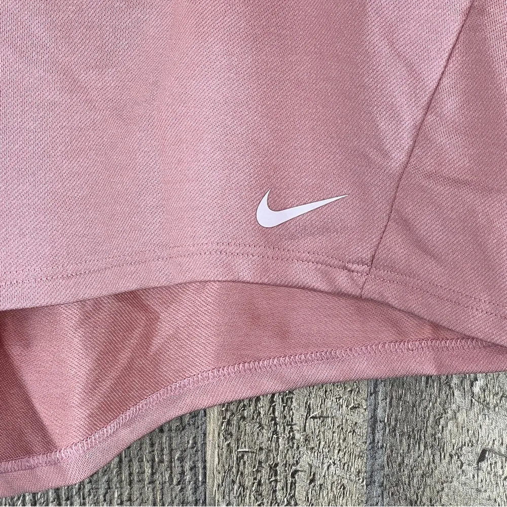 Nike Size XL Rose Color Stretch Drawstring Waistband Athletic Shorts - Image 3