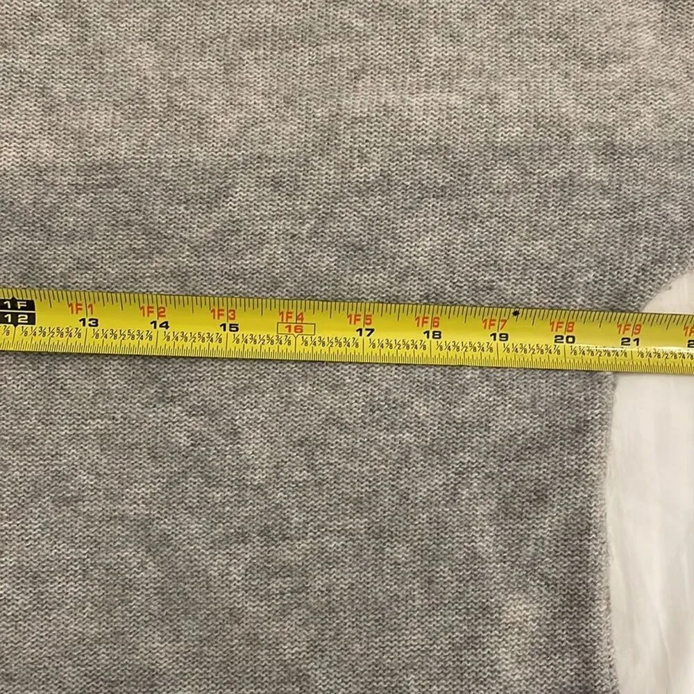 Vince Gray Cashmere Knit Womens Size Small Ombre Gradient Long Sleeves - Image 6