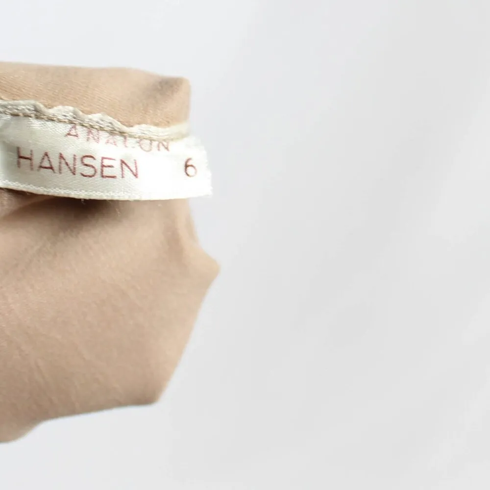 Vintage 1950s 1960s Nude Taupe Evening Gloves - Image 8