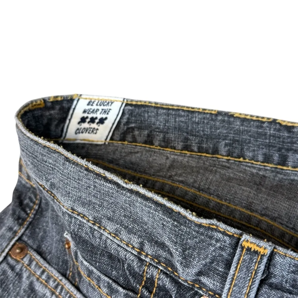 Lucky Brand Dungarees Red Tag #49 Vintage Button Fly Jeans Faded Retro 33 - Image 3