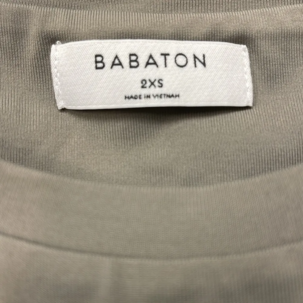 Aritzia Babaton Taupe Contour 90s Bodysuit High-Crewneck Bodysuit Size 2XS #7670 - Image 7