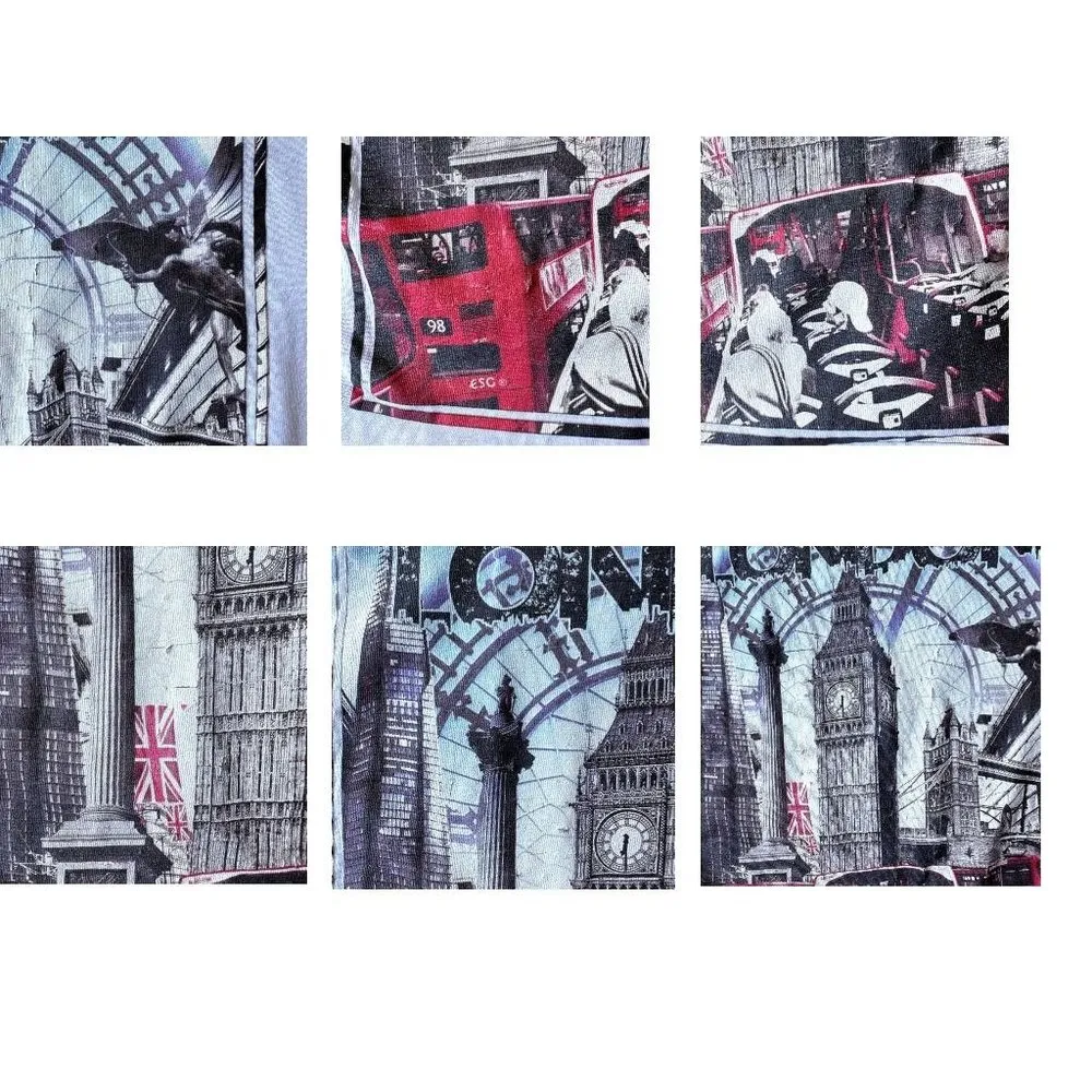 Vintage London England T Shirt Unisex Small? Big Ben Bus Flag Souvenir … Size undefined - Image 5