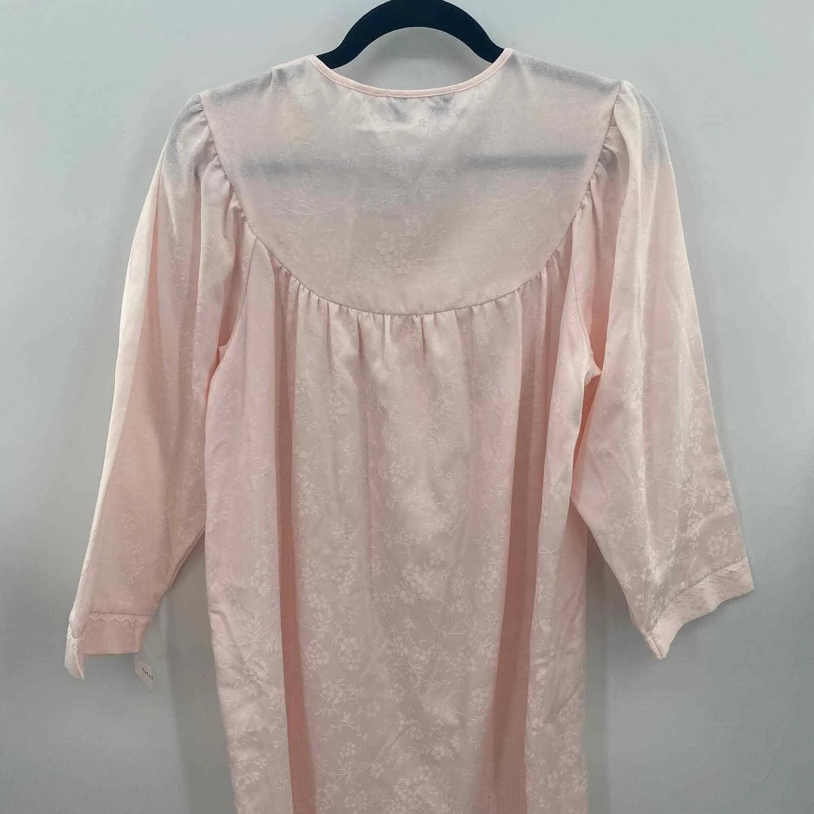 Miss Elaine Nightgown Womens Petite Small Pink Polyester Cotton Floral NEW - Image 5