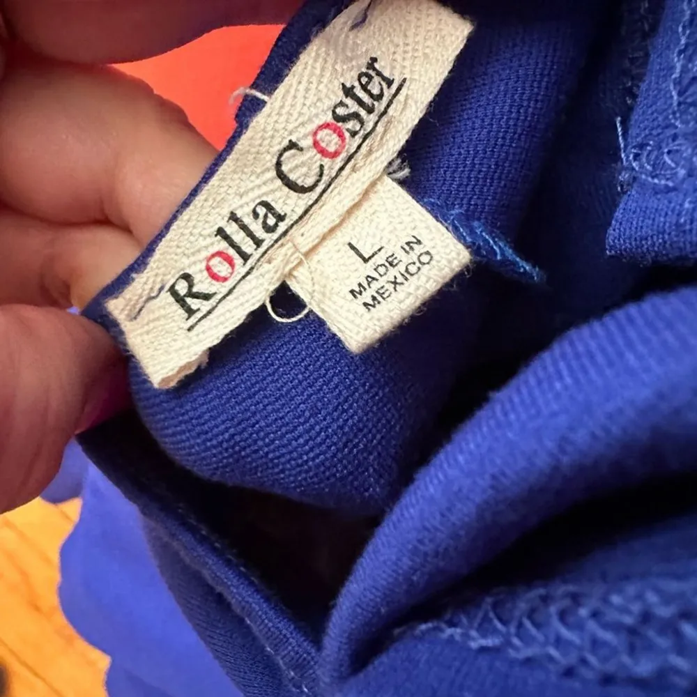 Rolla Coster Blue Ruffle Backside Cutout Bow Romper NWT - Image 8