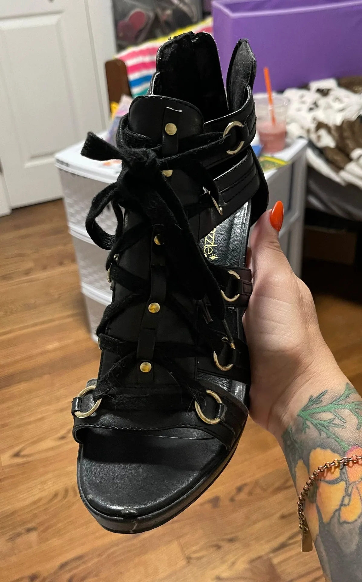 Shoedazzle Gladiator Heels - Image 3