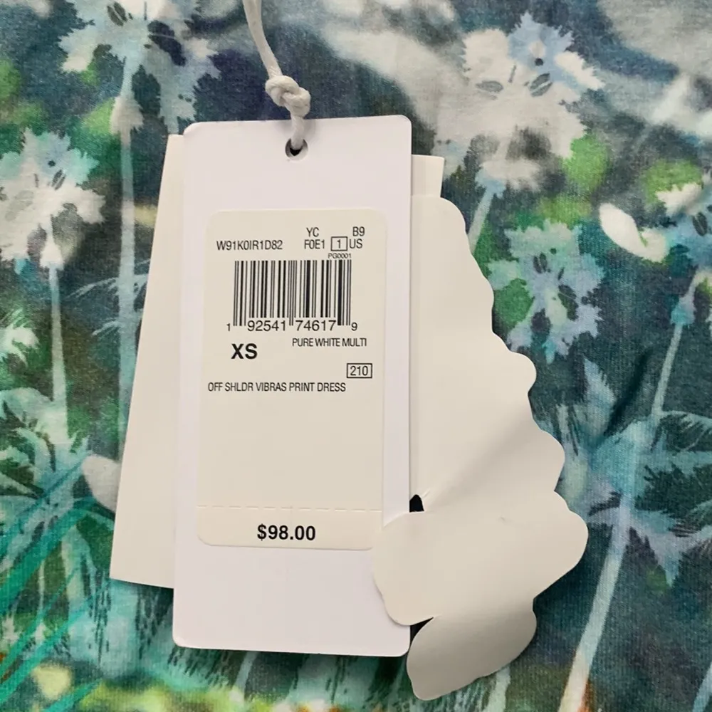 Guess JxBalvin off shoulder vibras print dress - Image 4