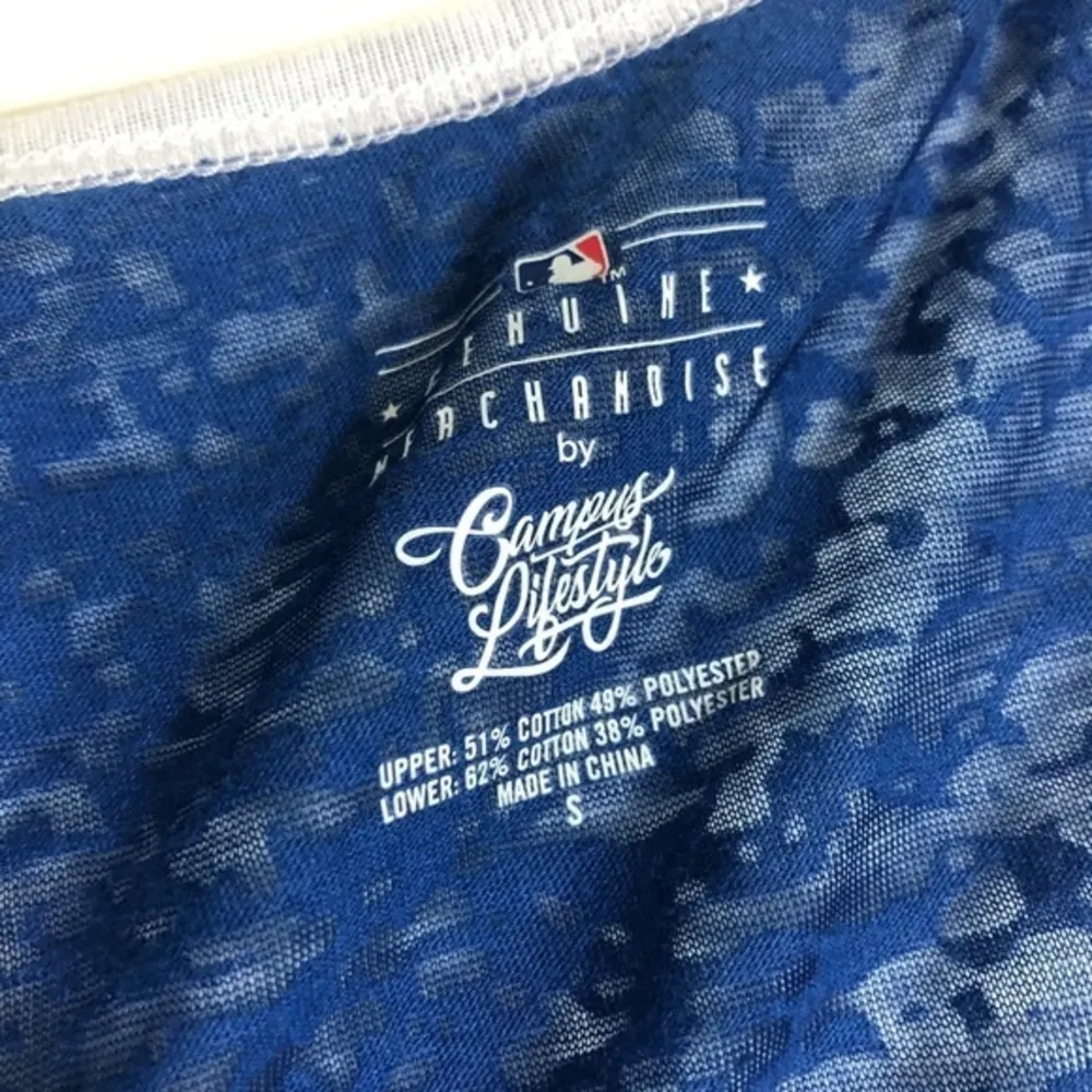 NWOT Blue Marled LA Dodgers Racerback Tank Top New - Image 4