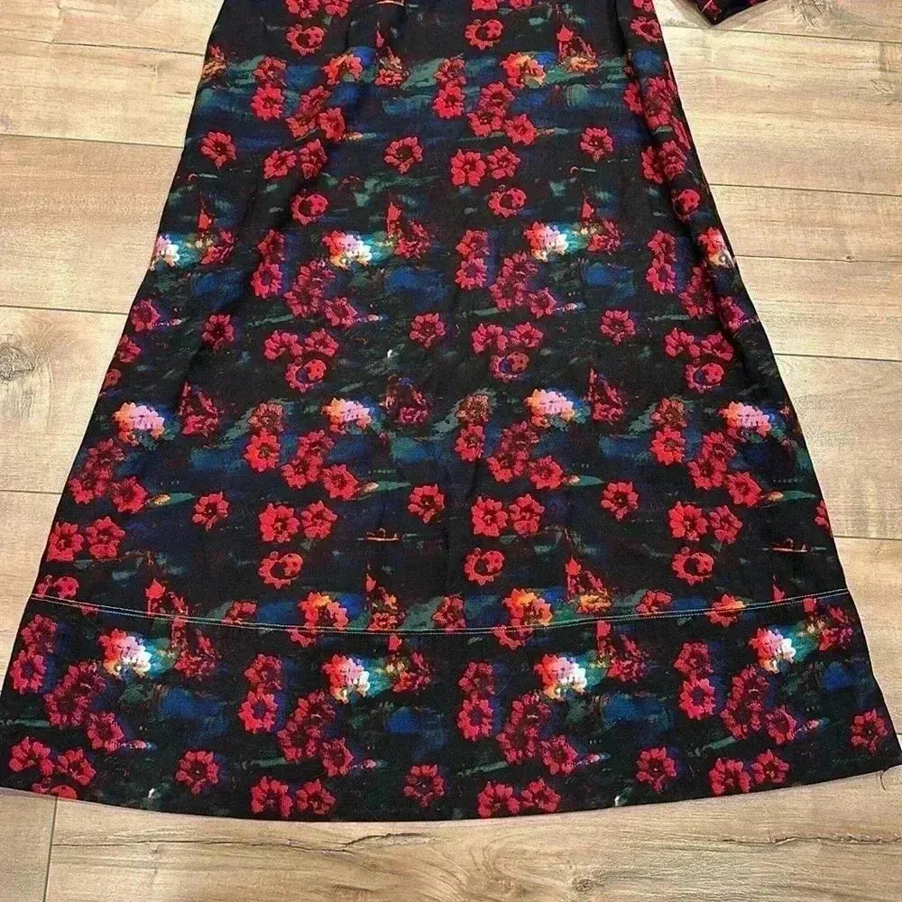 Limited Edition Rachel Comey x Target Floral Print Volume Midi Dress Pockets 2 - Image 10