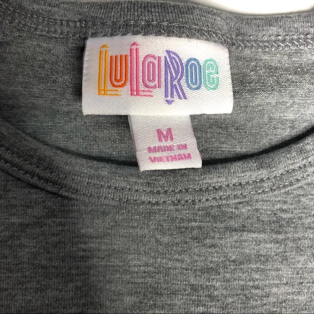 LuLaRoe Randy Tee Disney Donald Duck Burgundy - Image 4