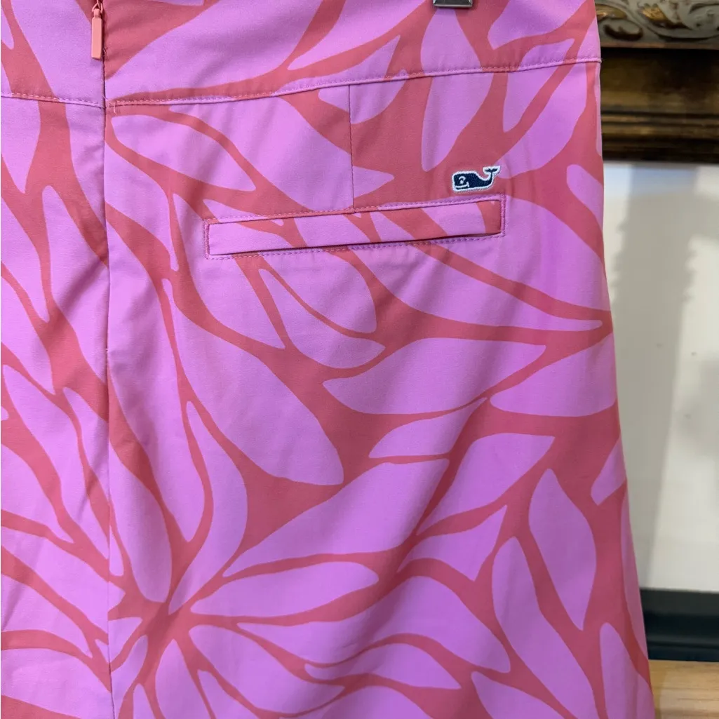 Vineyard Vines Passion Fruit Bloom Colorful Golf/Athletic Skort ~ Size 10 💛🍄 - Image 4