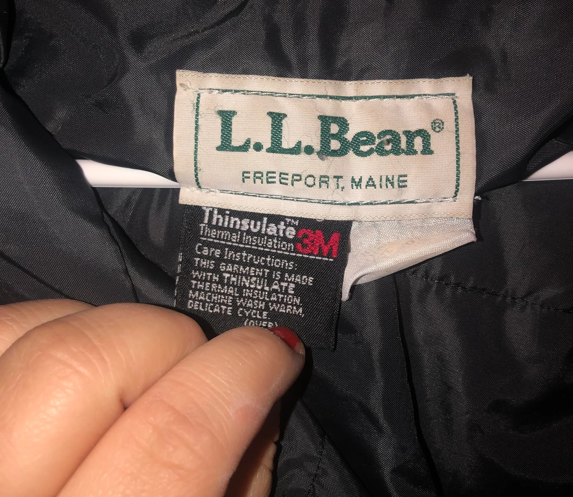 L.L.Bean Vintage  Purple Winter Coat  - Image 7