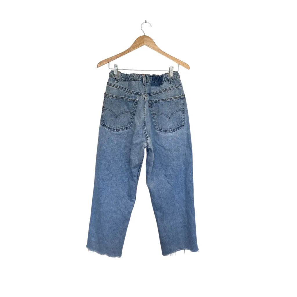 Levi’s X Nasty Gal Patchwork Jeans Embroidered Reworked Denim “After Party” - Image 7