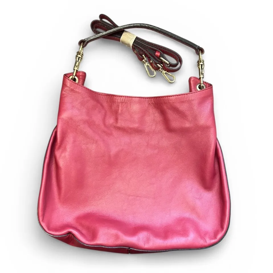 KUNA Red Leather Shoulder Bag by Beatrice ciabatti made in Italy old money - Image 2