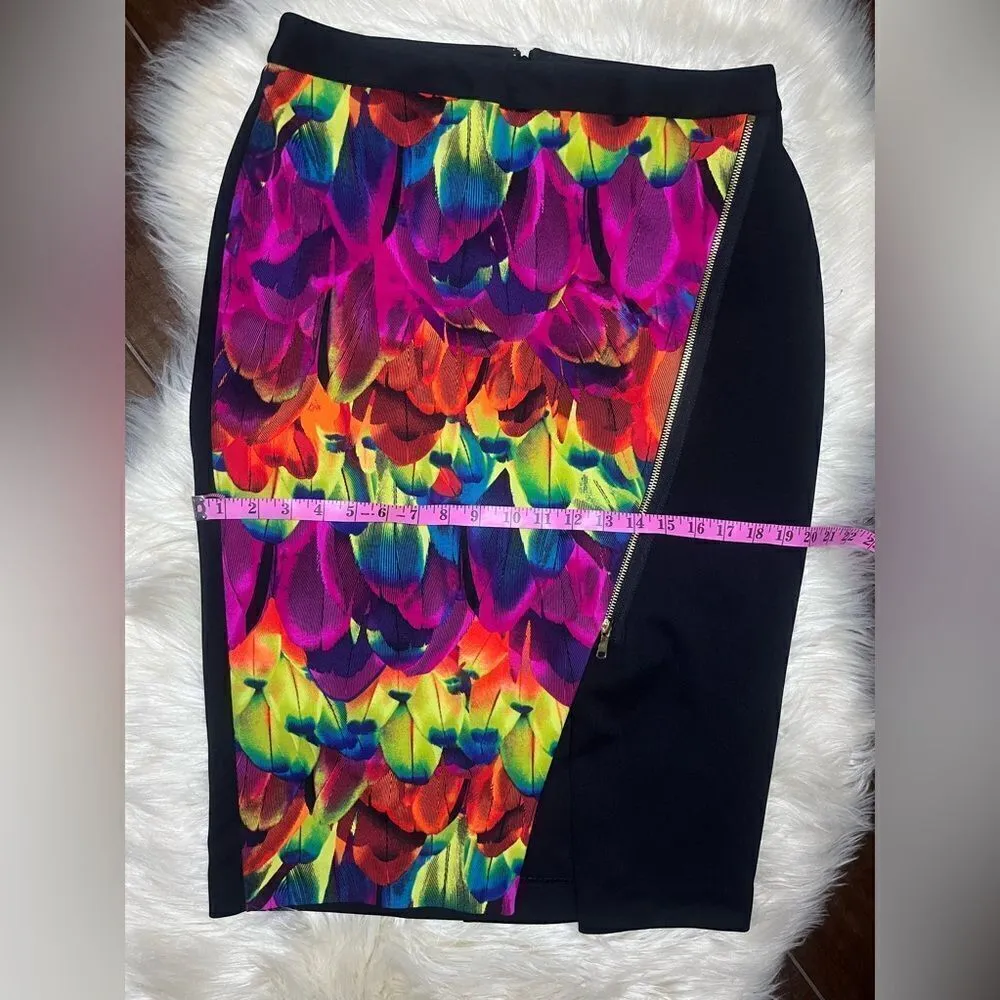 Worthington colorful zipper exposed envelope pencil skirt sz 10 - Image 9