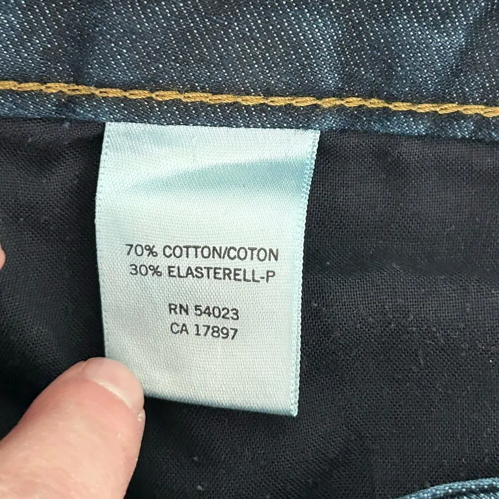 Banana Republic Women's Dark Wash Boot Cut Denim Jeans 28 6 - Image 9