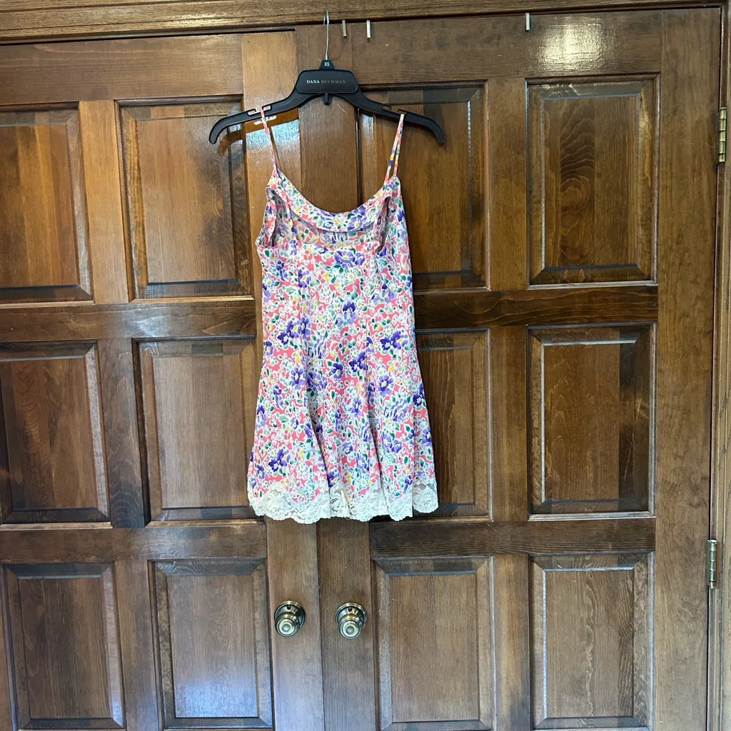 Victoria's Secret Gold Label Floral Lacey Slip Size P Spring Vintage Nightgown - Image 2