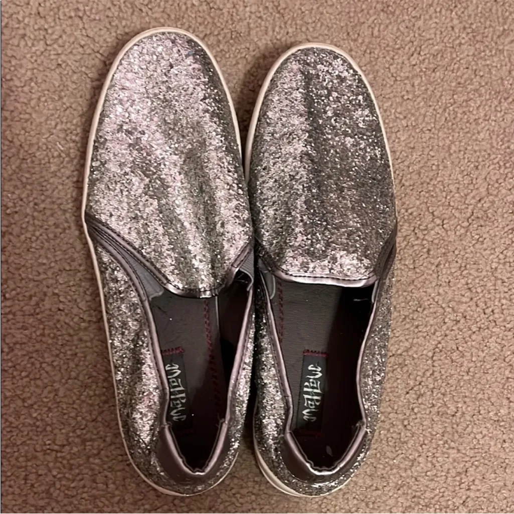 Silver Glitter Women's Slip - Image 2