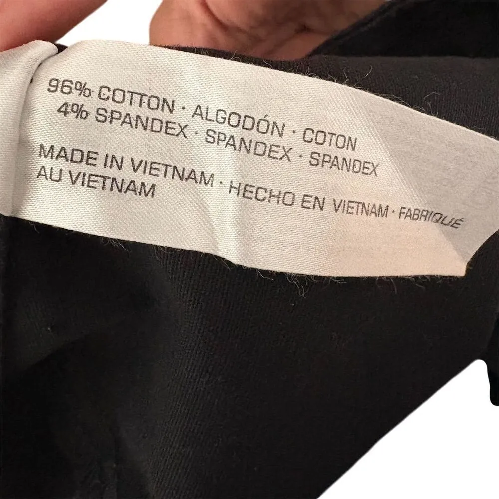 UNIONBAY Women's Delaney Stretch Chino Shorts Black Size 7 Casual - Image 5