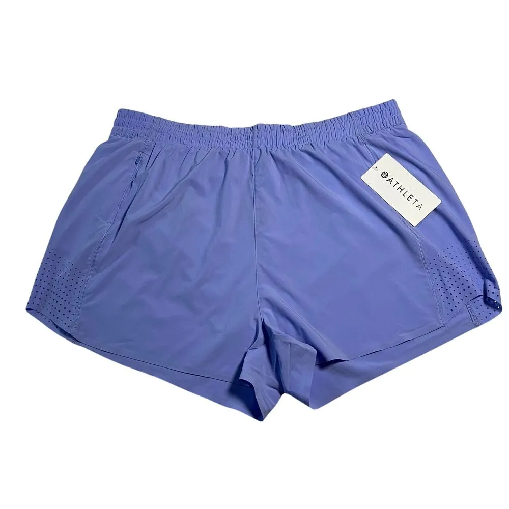 Athleta Hustle 3" Shorts Size 1X NEW Lightweight Exercise Gym Workout Running - Image 3