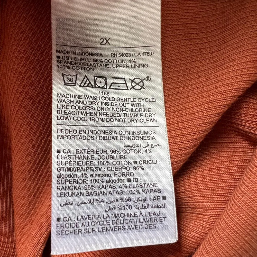 Old Navy Womens Dress 2X Knot Front Strapless Popover Stretch Midi Boho Beachy - Image 10