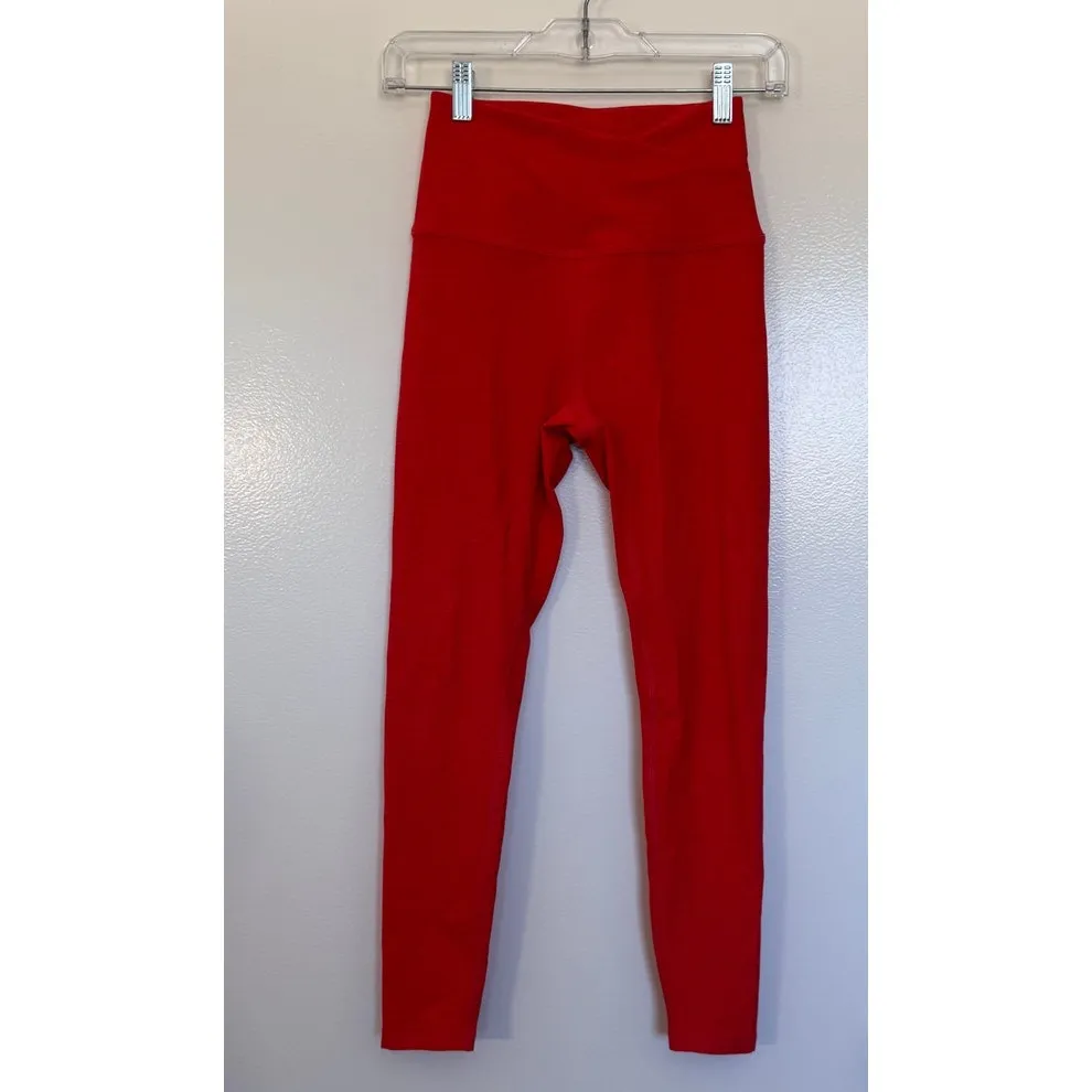 Beyond Yoga Spacedye At Your Leisure Legging in Firecracker Red Heather Size XS - Image 3