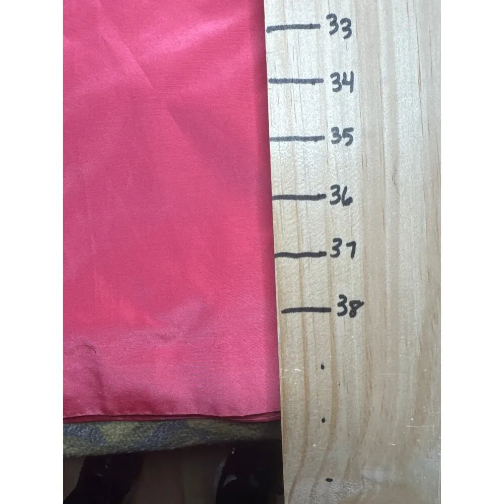 Dana Buchman Hot Pink Mid-Length Skirt Size 14 – Silk Cotton Blend - Image 2