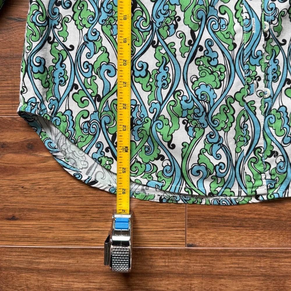 Anthropologie Maeve Paisley Print Button Down Long Sleeve Blouse Size Small NWOT - Image 6