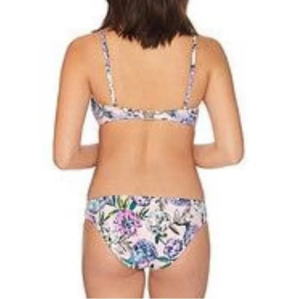 Meadow & meadow eva bikini floral pink black size small 2 piece - Image 2