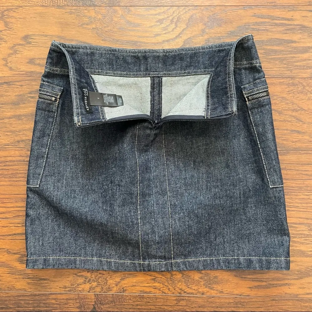 KENNETH COLE blue/black denim mini skirt suit, NWOT - Image 6