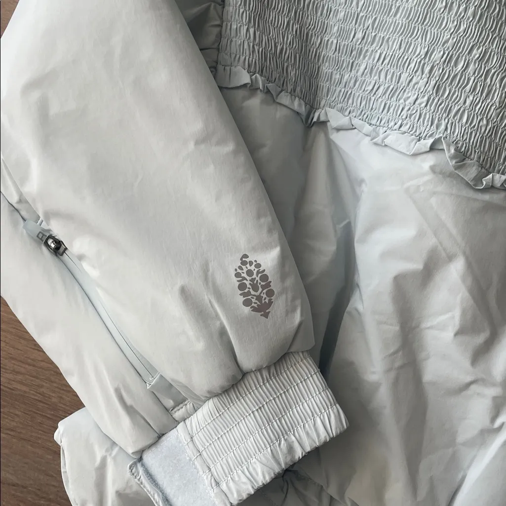 Free People Movement Sunday Skies Jacket Arctic Snow Blue - Image 7