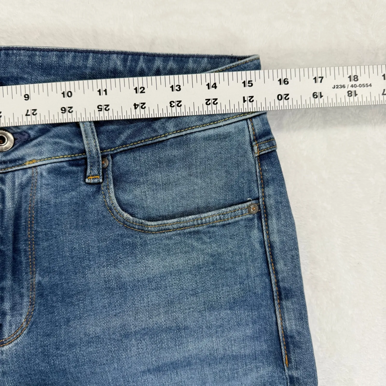 G Star Raw Kate Boyfriend Blue Wash Denim Jeans Straight Leg Pants Size 27 - Image 5