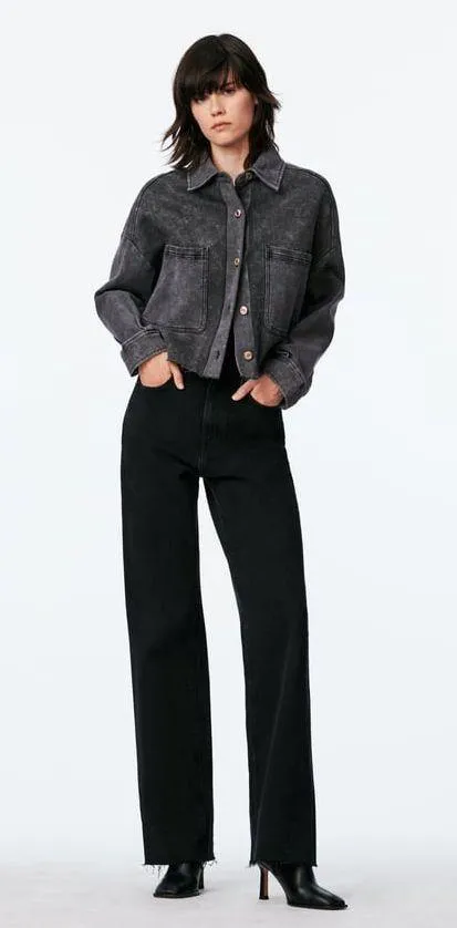 wash effect overshirt jacket shacket - Image 8