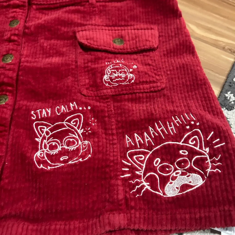 Disney Turning Red Mini Cargo Mini Skirt Size 1X - Image 2