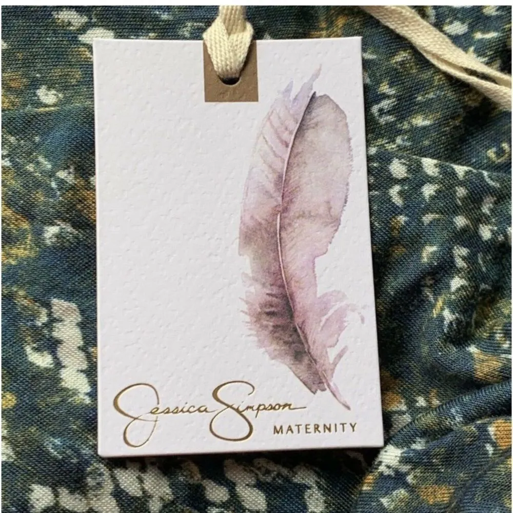 Jessica Simpson maternity long sleeve maxi dress super soft sz Medium - Image 7