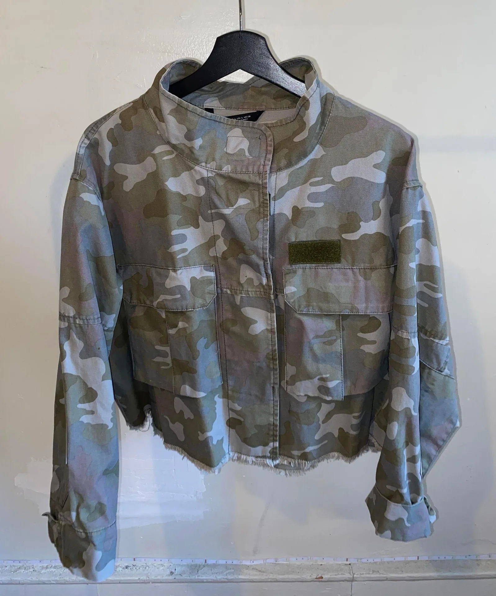 Trafa Cropped Army Jacket - Image 8