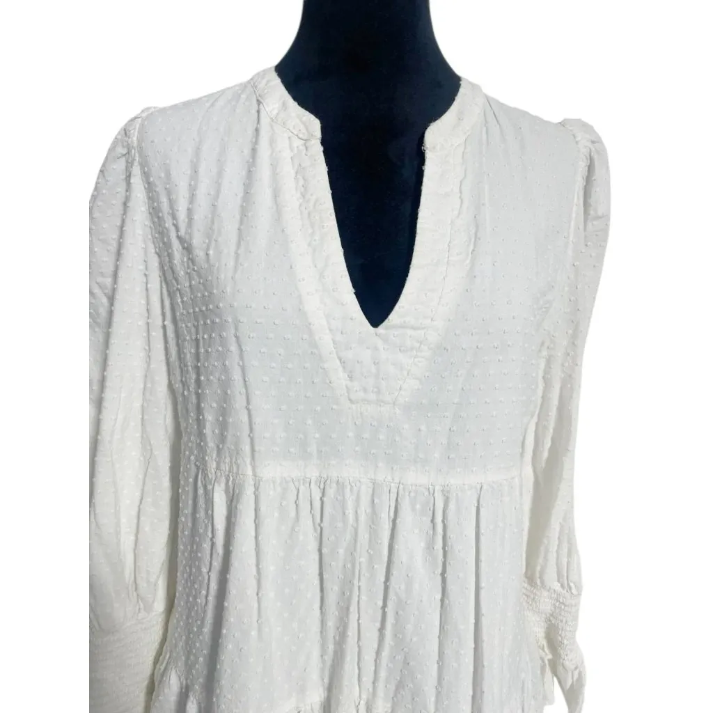 Tuckernuck Pomander Place Size Large  White Swiss Dot Kenzo Dress - Image 3