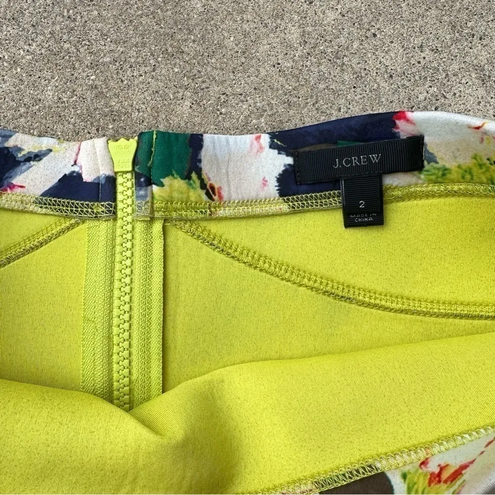 J. Crew Womens Surf Skirt In Cove Floral Scuba 2 - Image 7