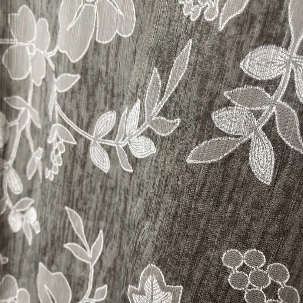 Entro Floral Sleeveless Tiered Peplum Tank Top Gray Small Layered Criss-Cross - Image 7