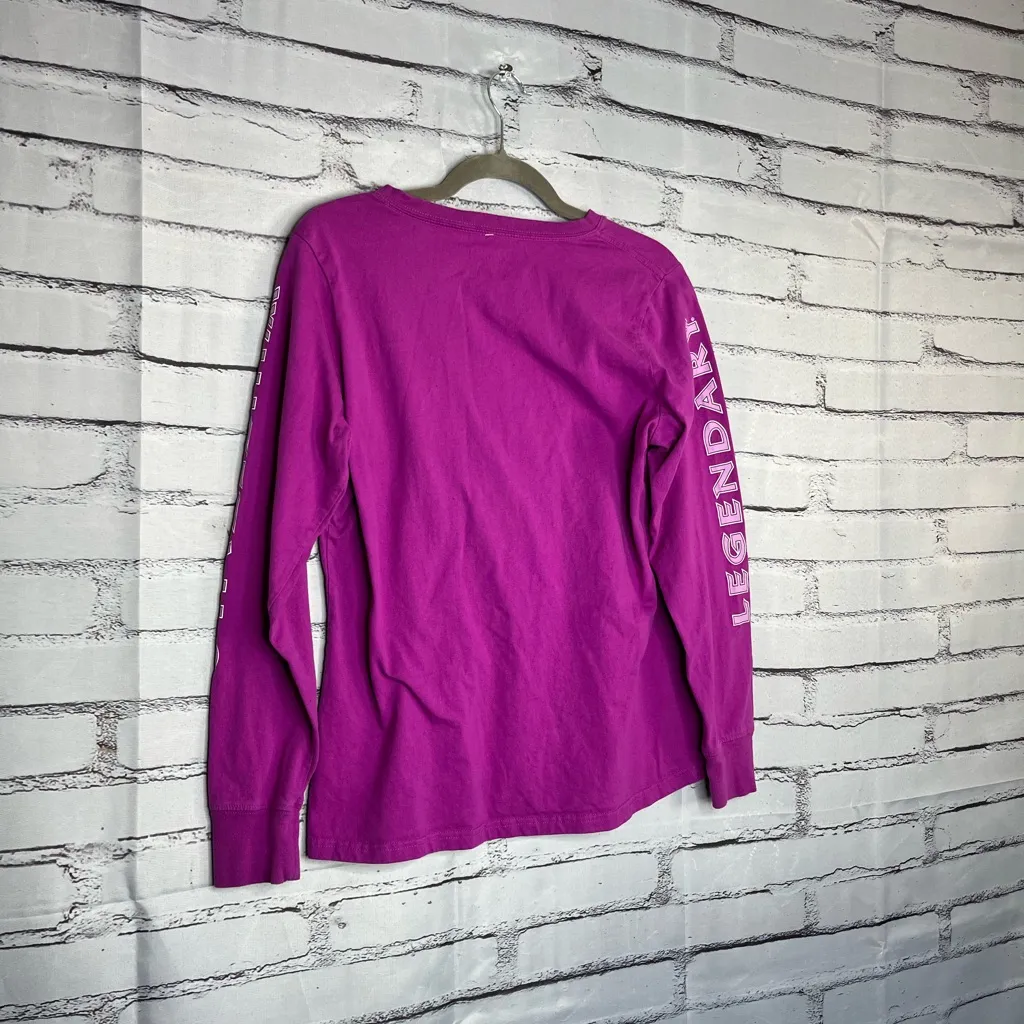 Legendary Whitetails Magenta Graphic Long Sleeve Tee M Outdoor Streetwear Top Purple Size L - Image 9