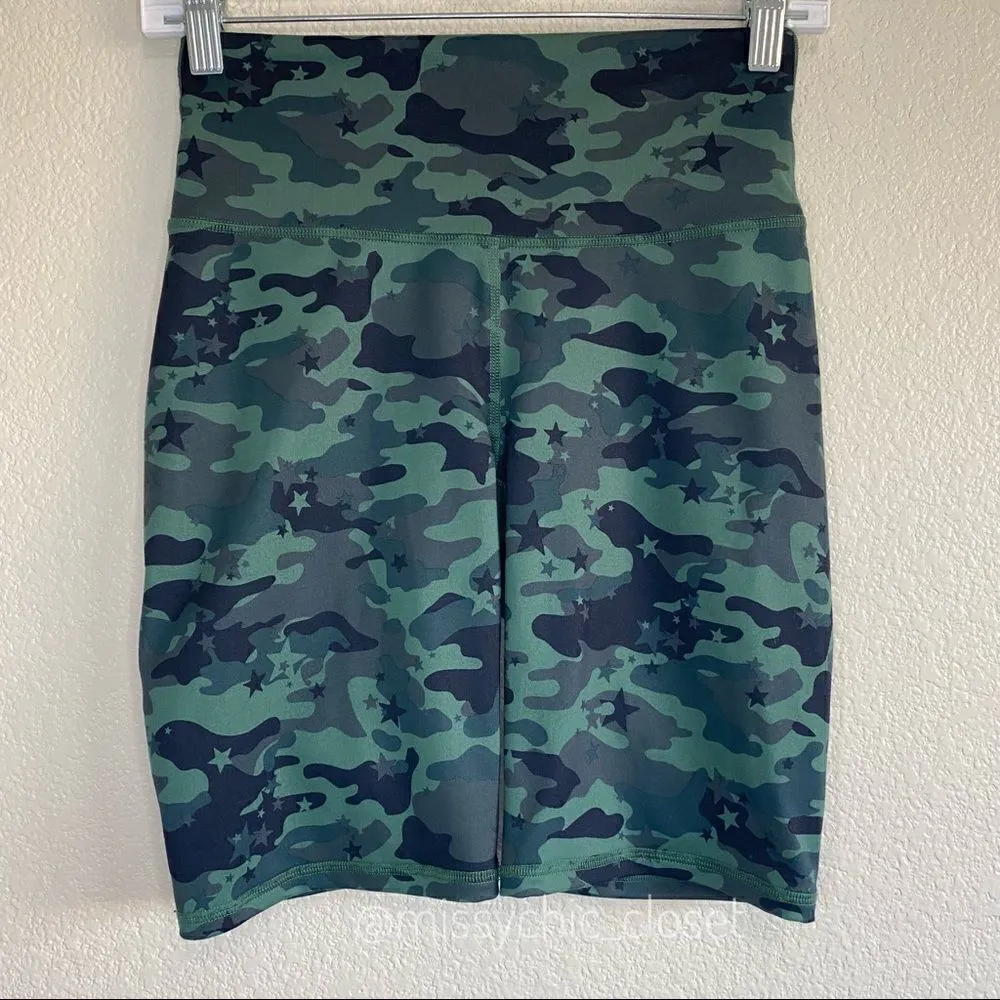 Fabletics Powerhold On the Go Camo Print Womens Biker Shorts - Image 2